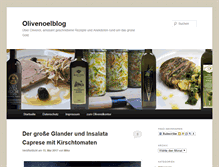 Tablet Screenshot of olivenoelblog.com